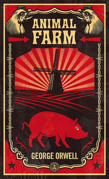 Ayuda Shepard_fairey_george_orwell_animal_farm